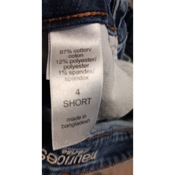 Maurices Jeans Size 4 Short Women Mid Rise Medium Wash Straight Stretch Denim - Picture 6 of 9